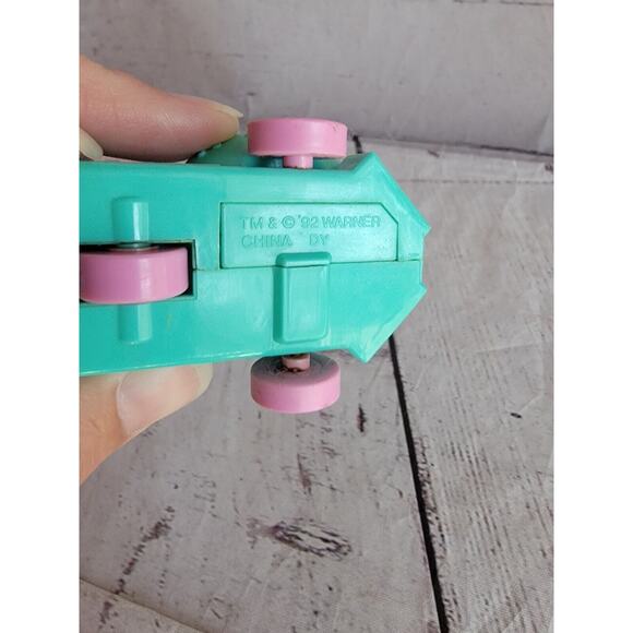 McDonald's Happy Meal Tiny Toons Babs Bunny Record Playing Car 1992 Loose - Picture 4 of 5